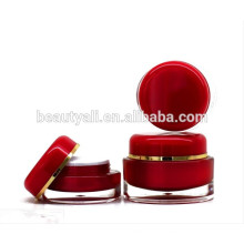 15ML 20ML 30ML 50ML Oval transparente plástico acrílico cosméticos Jar